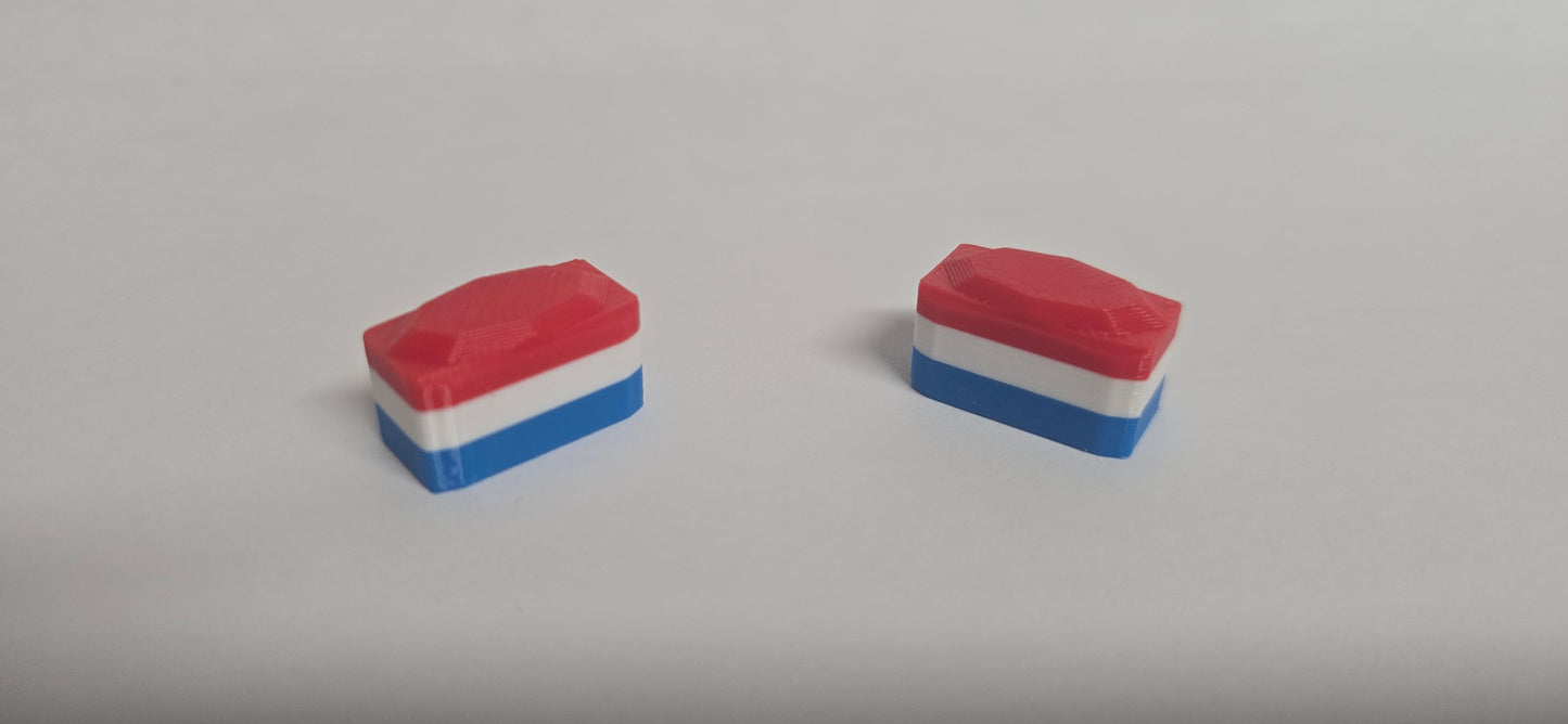 Red White and Blue cleat cap